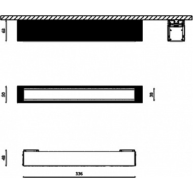 Трековый светильник SY SY-601211-BL-12-NW