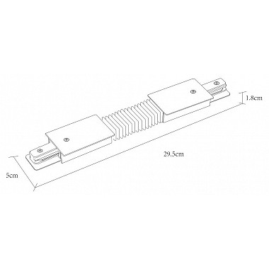 Коннектор гибкий Arte Lamp Track Accessories A150106