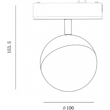 Трековый светильник SLIM SL-SLIM-SFWH-10-CCT