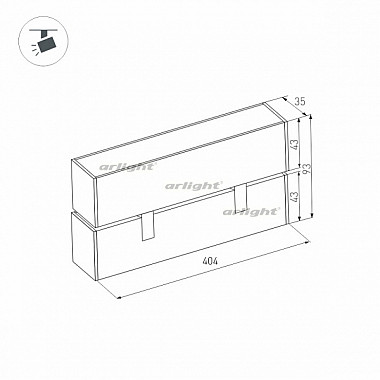 Трековый светильник MAG-45 026992