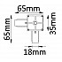 Соединитель L-образный однофазный Crystal Lux CLT 0.211 02 BL