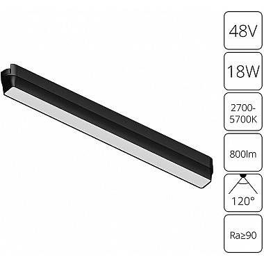 Трековый светильник Rapid A2968PL-1BK