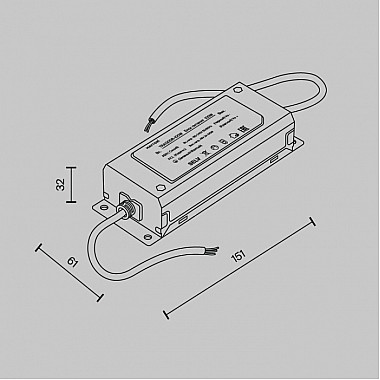 Блок питания Power Supply Parity TRA130DR-100W