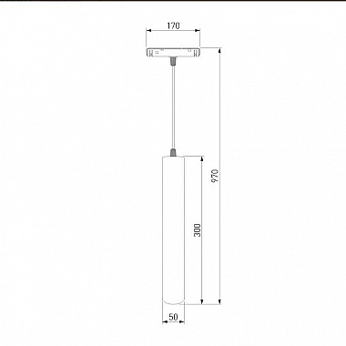 Трековый светодиодный светильник Elektrostandard Slim Magnetic 85014/01 4690389178863