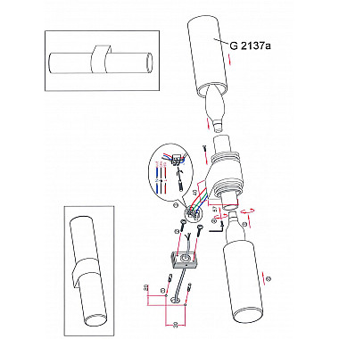 Подсветка для зеркал Odeon Light Want 2137/2W