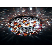 Точечный светильник Downlight DL061.02.1/7 crystal/topaz