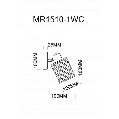 Спот Cathy MR1510-1WC