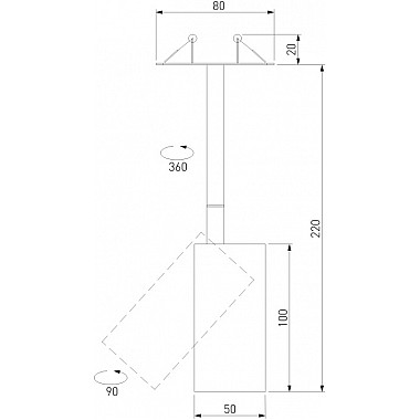 Точечный светильник Drop 50222 LED