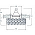 Точечный светильник Downlight DL062.02.1/9 crystal/rose