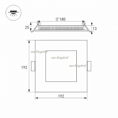 Точечный светильник DL EDGE 021916