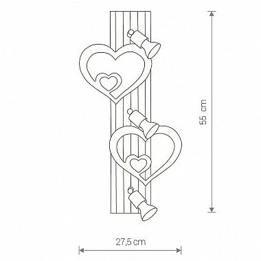 Спот Nowodvorski Heart 9063