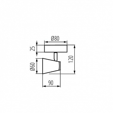 Спот Kanlux ENALI EL-1O W 28760