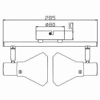 Спот Rivoli Nebbia 7003-702 Б0038100