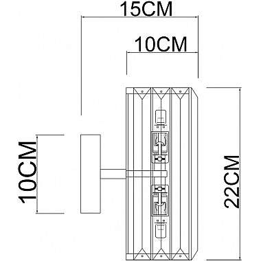 Бра Santorini A1049AP-2GO