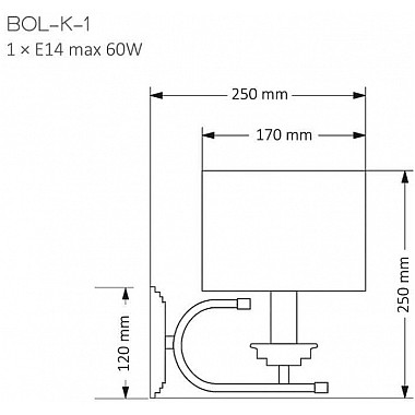 Бра BOLT BOL-K-1(N/А)