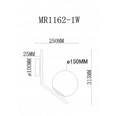 Бра Pierre MR1162-1W