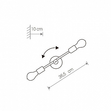 Бра Nowodvorski Sticks 9077