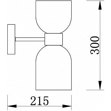 Бра Savia FR5203WL-02BS