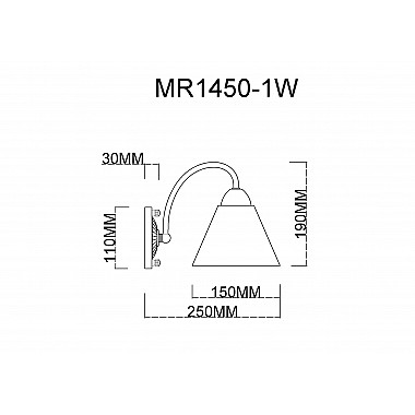 Бра Anna MR1450-1W