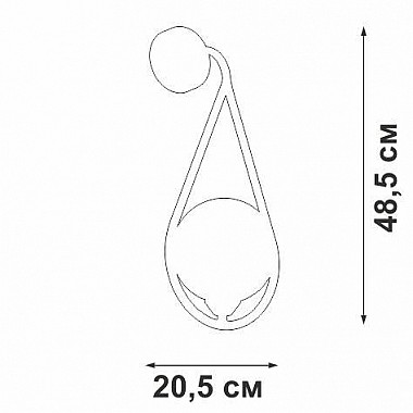 Бра Vitaluce V2933-1/1A