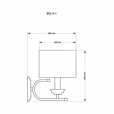 Бра Kutek Mood Bolt BOL-K-1 (N)