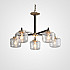 Подвесная люстра POT D70 5 lamps Transparent