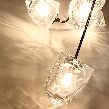 Люстра на штанге ICE 11 lamps Black