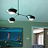 Люстра на штанге LANT D65 3 lamps Black/White