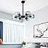 Люстра на штанге MARINE D104 12 lamps Gold/Transparent