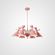 Люстра на штанге FRANKA D80 6 lamps Pink