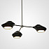 Люстра на штанге LANT D65 3 lamps Gold/Black