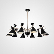 Люстра на штанге FRANKA D120 10 lamps Black