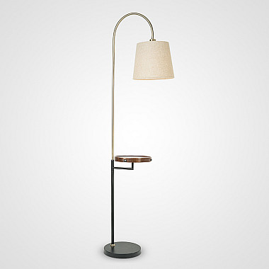 Торшер Jeff Floor Lamp in Antique Brass