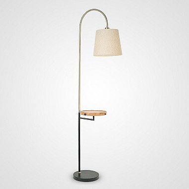 Торшер Jeff Floor Lamp in Antique Brass