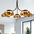 Люстра на штанге GRADE D105 3 lamps Gold