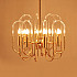 Люстра BRASS AND GLASS LOOP CHANDELIER D80