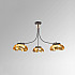 Люстра на штанге GRADE D105 3 lamps Gold