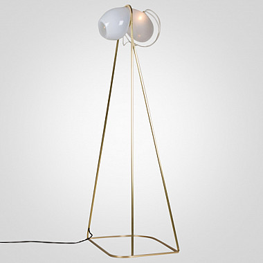 Торшер White glass trap floor lamp