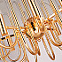 Люстра BRASS AND GLASS LOOP CHANDELIER D80