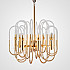 Люстра BRASS AND GLASS LOOP CHANDELIER D80