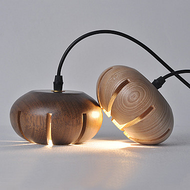 Дизайнерская люстра CAPSULES L90 Light wood