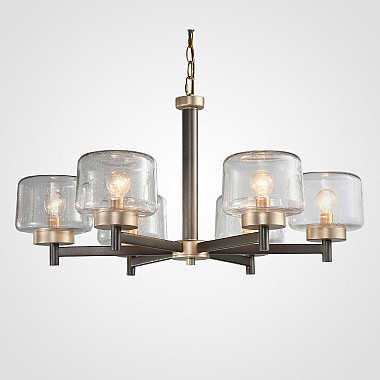 Подвесная люстра POT D70 6 lamps Transparent