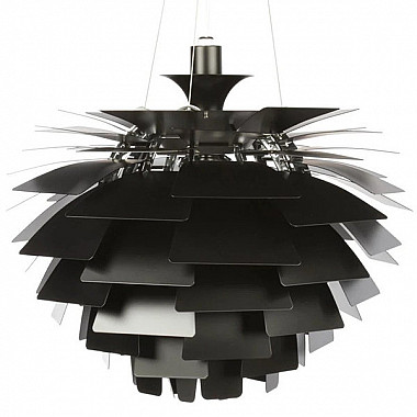 Люстра PH Artichoke Black D80 by Poul Henningsen in 1958