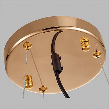 Люстра Delightfull Ike 13 Lamp Black-Gold