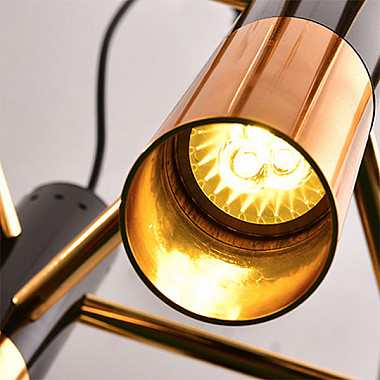 Люстра Delightfull Ike 13 Lamp Black-Gold