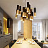 Люстра Delightfull Ike 13 Lamp Black-Gold