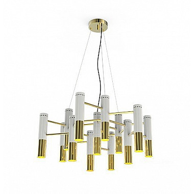 Люстра Delightfull Ike 13 Lamp Black-Gold