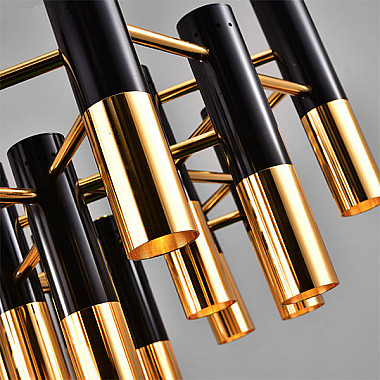 Люстра Delightfull Ike 13 Lamp Black-Gold