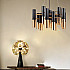 Люстра Delightfull Ike 13 Lamp Black-Gold