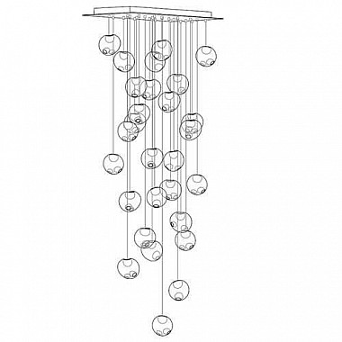 Bocci 28.28 Twenty Eight Rectangle Люстра Подвесная